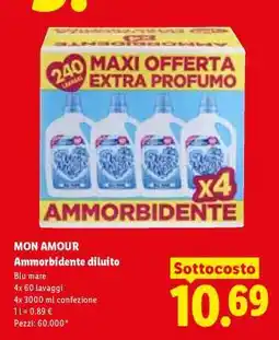 Lidl Mon Amour Ammorbidente diluito offerta