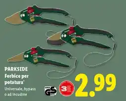 Lidl PARKSIDE Forbice per potatura offerta