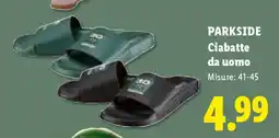 Lidl PARKSIDE Ciabatte da uomo offerta