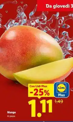 Lidl Mango offerta