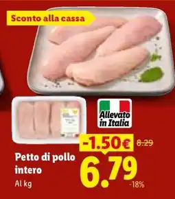 Lidl Petto Di Pollo Intero offerta