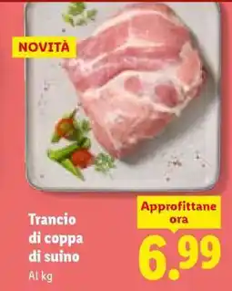 Lidl Trancio di coppa di suino offerta