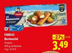 Lidl Findus Bastoncini offerta