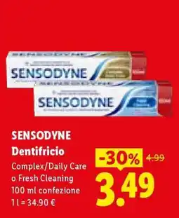 Lidl Sensodyne Dentifricio offerta
