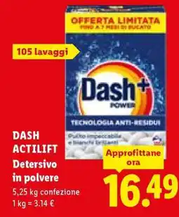 Lidl DASH ACTILIFT offerta