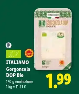 Lidl Italiamo Gorgonzola DOP Bio offerta