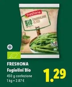 Lidl FRESHONA Fagiolini Bio offerta