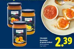 Lidl Italiano Marmellate di agrumi siciliani offerta