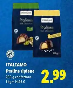 Lidl ITALIAMO Praline ripiene offerta