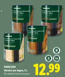 Lidl PARKSIDE Vernice per legno 5 L offerta
