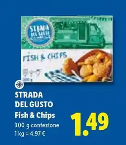 Lidl Strada del Gusto Fish & Chips offerta