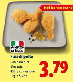 Lidl Fusi di pollo offerta
