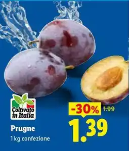 Lidl Prugne offerta