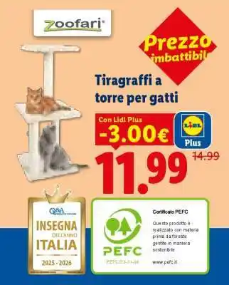 Tiragraffi a torre per gatti