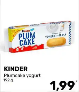 Iper Tosano Kinder Plumcake yogurt offerta