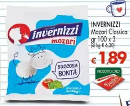 Despar Invernizzi Mozari Classica offerta