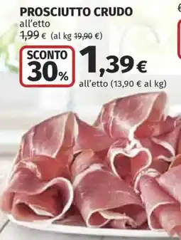 Ipercoop Prosciutto crudo offerta