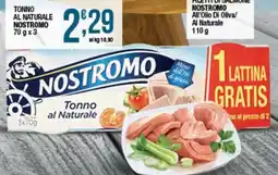 Sidis Tonno al Naturale Nostromo offerta