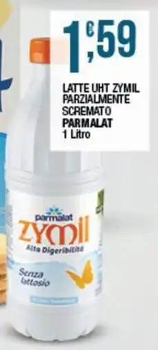 Sidis Latte UHT Zymil Pparzialmente Scremato Parmalat offerta