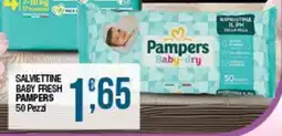 Sidis Salviettine baby fresh Pampers offerta
