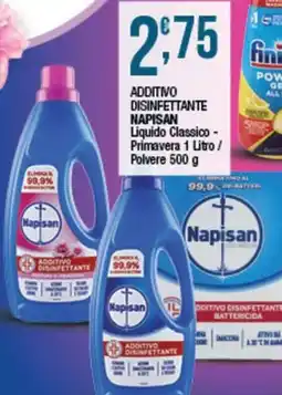 Sidis Additivo disinfettante Napisan Liquido Classico Primavera/ Polvere offerta