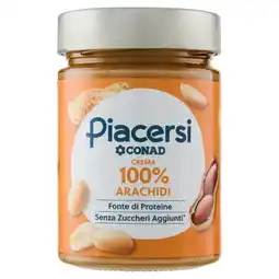 Spazio Conad CREMA 100% ARACHIDI PIACERSI CONAD offerta