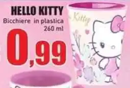 Casalandia Hello Kitty Bicchiere in plastica offerta