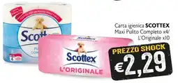 Maxi Supermercati Scottex Carta igienica Maxi Pulito Completo/ L'Originale offerta