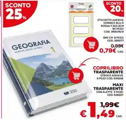 Conforama Coprilibro trasparente/maxi trasparente offerta