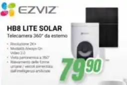 Leonardelli Ezviz HB8 Lite Solar Telecamera 360° da estemo offerta