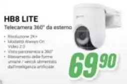 Leonardelli Ezviz HB8 Lite Telecamera 360° da esterno offerta