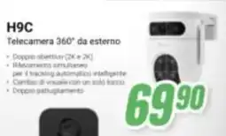 Leonardelli Ezviz H9C Telecamera 360° da esterno offerta