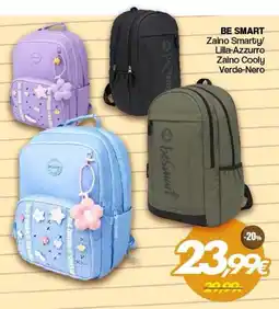 Franzy's Be Smart Zaino Smarty/ Lilla-Azzurro Zaino Cooly Verde-Nero offerta