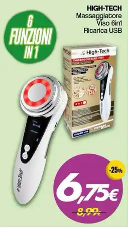 Franzy's High-Tech Massaggiatore Viso 6in1 Ricarica USB offerta