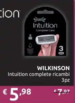 Ipersoap Wilkinson Intuition complete ricambi offerta