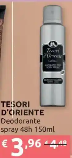 Ipersoap Tesori d'Oriente Deodorante spray 48h offerta