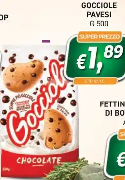 èccoMI Gocciole Pavesi offerta