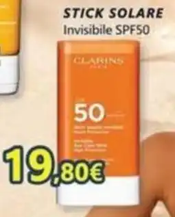 Profumerie Mallardo Stick solare invisibile spf50 clarins offerta