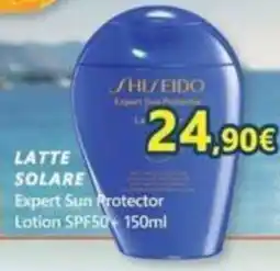 Profumerie Mallardo Shiseido Latte Solare Expert Sun Protector Lotion SPF50+ offerta