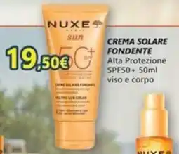 Profumerie Mallardo Nuxe crema solare fondente offerta