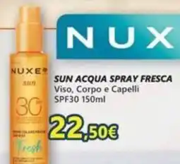 Profumerie Mallardo Nuxe Sun Acqua Spray Fresca offerta