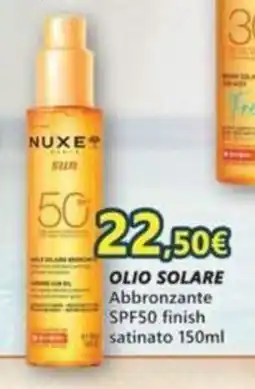 Profumerie Mallardo Nuxe Olio solare abbronzante offerta