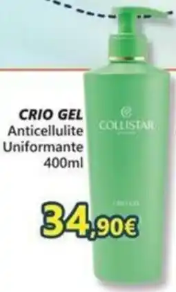 Profumerie Mallardo Collistar Crio Gel Anticellulite Uniformante offerta