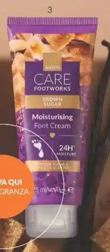 Avon Avon Crema Idratante per Piedi allo Zucchero di Canna offerta