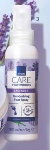 Avon Avon Spray Deodorante Piedi alla Lavanda offerta