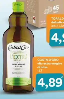 Supermercati Pasquale Prisco Costa d'Oro olio extra vergine di oliva offerta