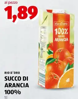 ALDI Rio d'oro succo di arancia offerta