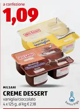 ALDI Milsani Creme Dessert offerta