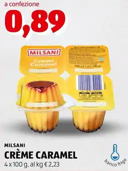 ALDI Milsani Crème Caramel offerta
