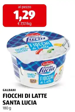 ALDI Galbani Fiocchi di Latte Santa Lucia offerta